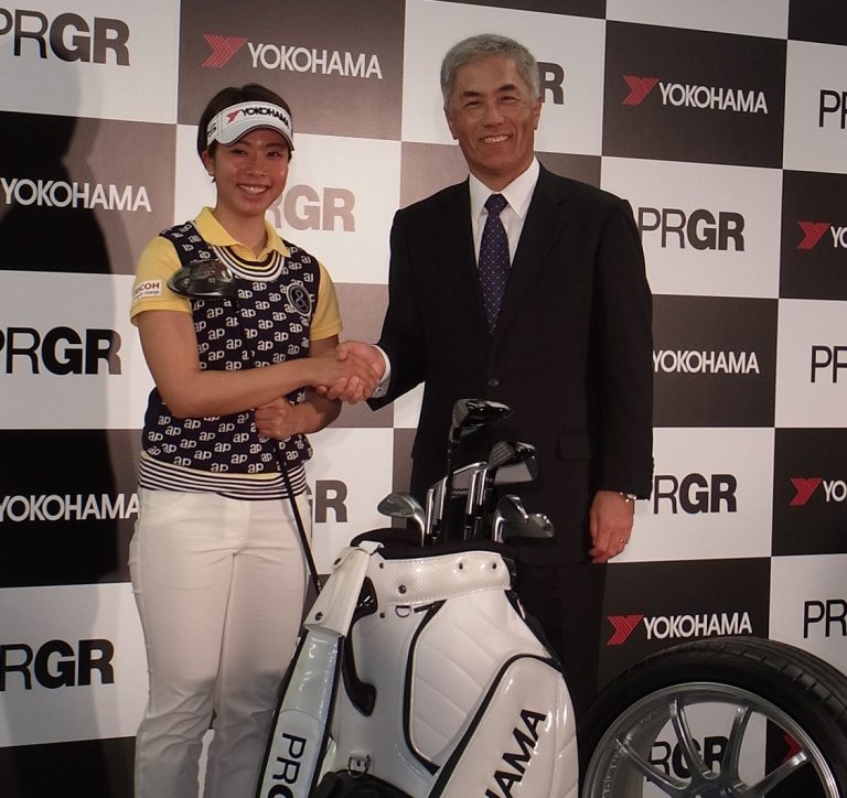 横浜ゴムが女子プロ森田理香子選手と契約