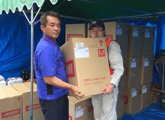 アサヒシューズ、九州大雨災害の被災地を支援