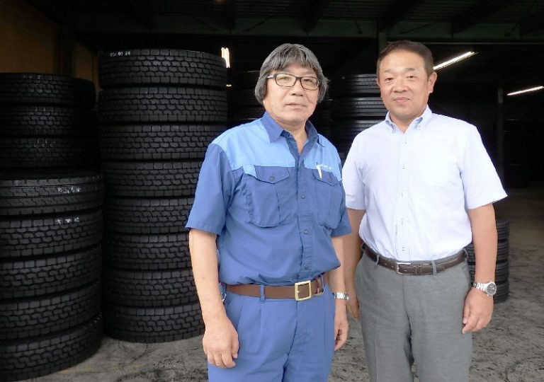 髙瀬商会髙瀬吉洋社長、トーヨーリトレッド後藤高根社長、品質向上に妥協はしない