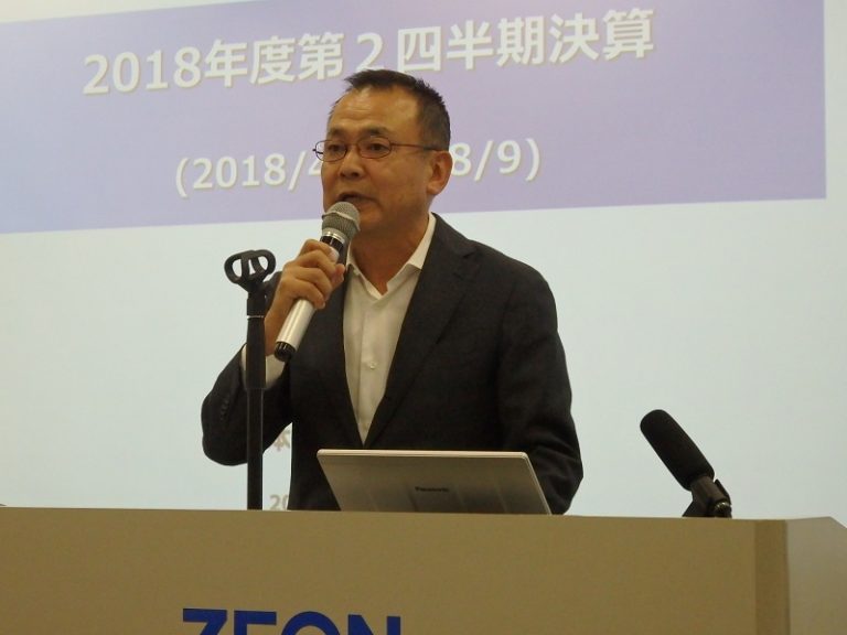 日本ゼオン、エラストマーは増収も原料高響く
