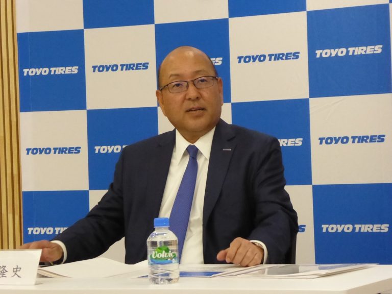 東洋ゴム工業、社名変更を機にタイヤと自動車部品のモビリティに特化