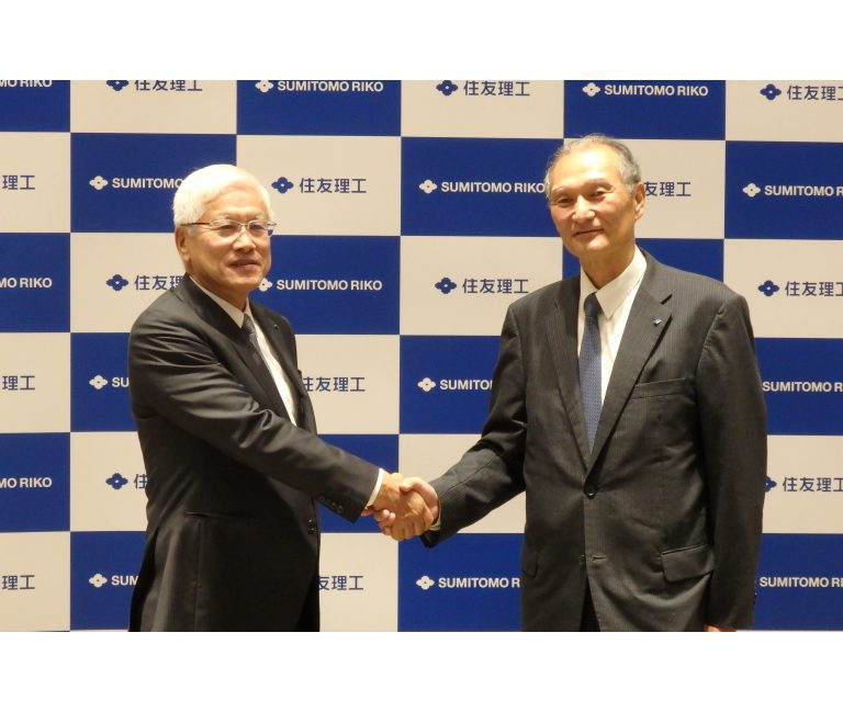住友理工、社長交代記者会見を開催