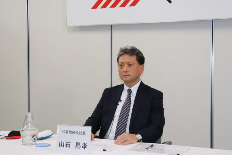 横浜ゴム、山石社長が年末会見