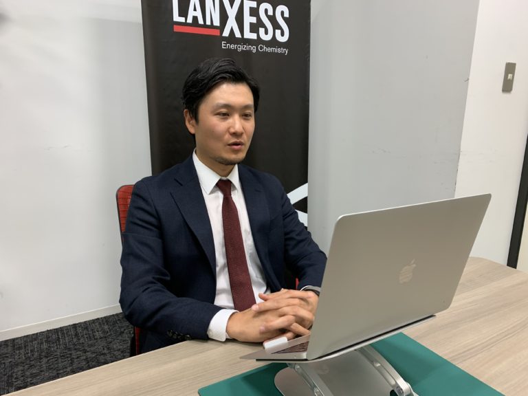ランクセス、張谷社長が会見