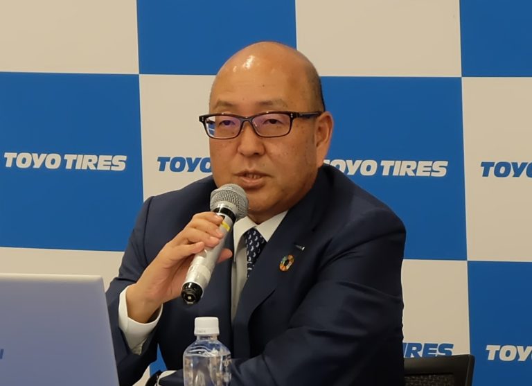 TOYO TIRE、清水社長が年末会見