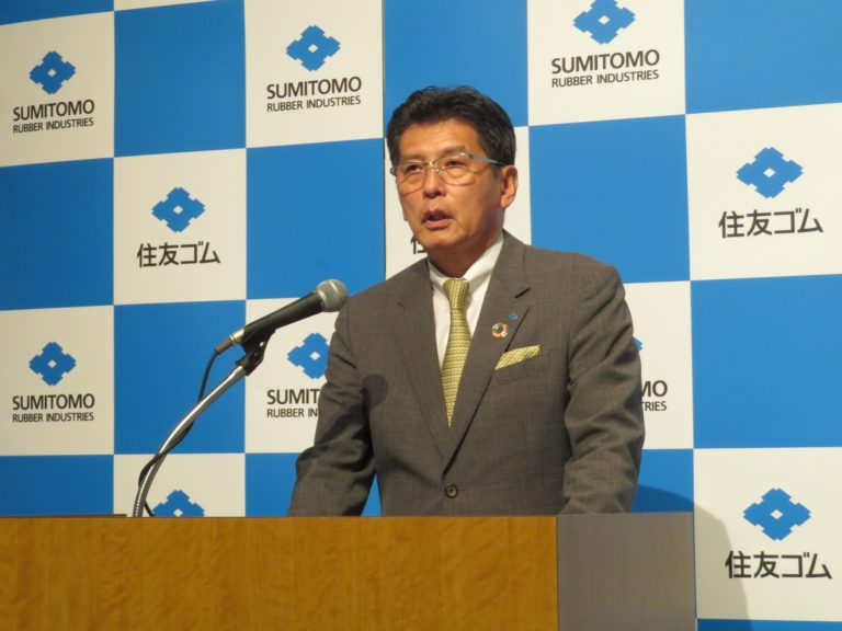 住友ゴム工業、タイヤ事業は増収減益