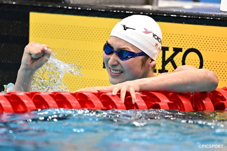横浜ゴム所属の池江璃花子選手が日本選手権水泳競技大会で4冠を達成