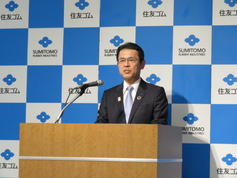 住友ゴム工業、北米、中国が回復基調