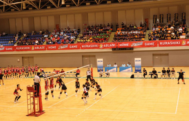 日本ゼオン、ゼオンアリーナ周南でバレーボール交流会を初主催