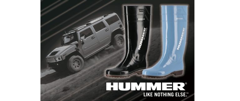 弘進ゴム、日本製PVCブーツから「HUMMER」ブランドモデルを発売