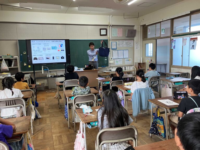 豊田合成、地元の小学校でSDGsを学ぶ教室を開催