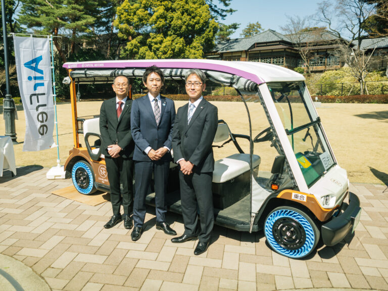 ブリヂストン、AirFree、都内初の公道実証実験を杉並区で開始