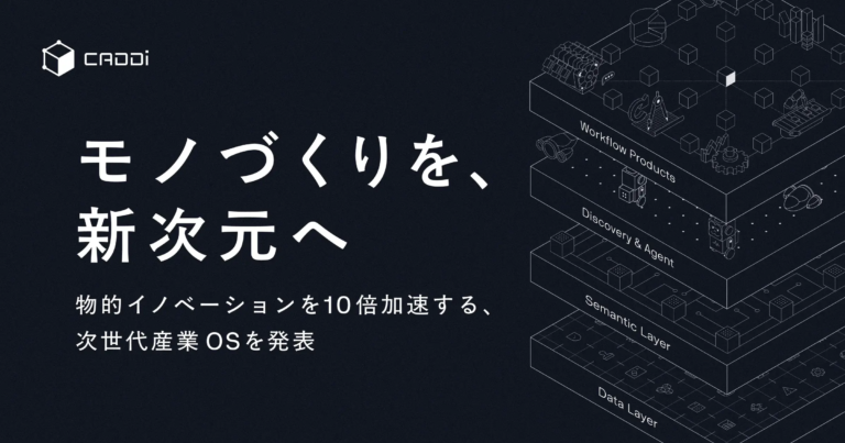 キャディ、「製造業AIデータプラットフォーム」を発表